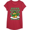 image:imageGudetama St Patricks Day Clover Tee Shirt TShirtRed Heather