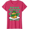 image:imageGudetama St Patricks Day Clover Tee Shirt TShirtRed Heather