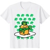 image:imageGudetama St Patricks Day Clover Tee Shirt TShirtWhite
