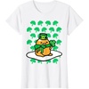 image:imageGudetama St Patricks Day Clover Tee Shirt TShirtWhite
