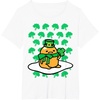 image:imageGudetama St Patricks Day Clover Tee Shirt TShirtWhite