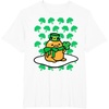 image:imageGudetama St Patricks Day Clover Tee Shirt TShirtWhite