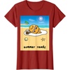 image:imageGudetama Summer Ready Body Tee Shirt TShirtCranberry Red
