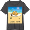 image:imageGudetama Summer Ready Body Tee Shirt TShirtDark Heather Grey