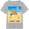 image:imageGudetama Summer Ready Body Tee Shirt TShirtHeather Grey