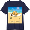 image:imageGudetama Summer Ready Body Tee Shirt TShirtNavy Blue