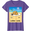 image:imageGudetama Summer Ready Body Tee Shirt TShirtPurple Heather