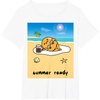image:imageGudetama Summer Ready Body Tee Shirt TShirtWhite