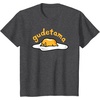 image:imageGudetama The Lazy Egg Logo Tee Shirt TShirtDark Heather Grey