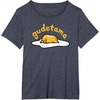 image:imageGudetama The Lazy Egg Logo Tee Shirt TShirtHeather Blue