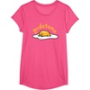 image:imageGudetama The Lazy Egg Logo Tee Shirt TShirtPink Heather