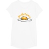image:imageGudetama The Lazy Egg Logo Tee Shirt TShirtWhite
