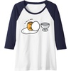 image:imageGudetama Too Lazy to Dunk Basketball Raglan Baseball TeeNavy BlueWhite