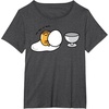 image:imageGudetama Too Lazy to Dunk Basketball TShirtDark Heather Grey