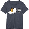 image:imageGudetama Too Lazy to Dunk Basketball TShirtHeather Blue