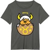 image:imageGudetama Zodiac Taurus Tee Shirt TShirtAsphalt Grey