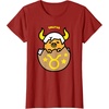 image:imageGudetama Zodiac Taurus Tee Shirt TShirtCranberry Red