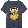image:imageGudetama Zodiac Taurus Tee Shirt TShirtHeather Blue