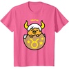image:imageGudetama Zodiac Taurus Tee Shirt TShirtPink Heather