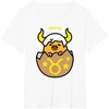 image:imageGudetama Zodiac Taurus Tee Shirt TShirtWhite
