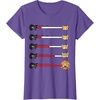 image:imageGuitar Rage Meter Tee Shirt TShirtPurple Heather
