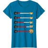 image:imageGuitar Rage Meter Tee Shirt TShirtSapphire Blue