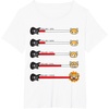image:imageGuitar Rage Meter Tee Shirt TShirtWhite