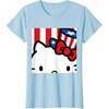 image:imageHello Kitty Americana Close Up Tee Shirt TShirtBaby Blue