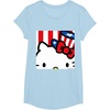 image:imageHello Kitty Americana Close Up Tee Shirt TShirtBaby Blue