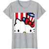 image:imageHello Kitty Americana Close Up Tee Shirt TShirtHeather Grey