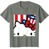 image:imageHello Kitty Americana Close Up Tee Shirt TShirtOlive Heather