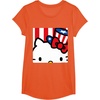 image:imageHello Kitty Americana Close Up Tee Shirt TShirtOrange