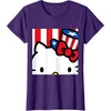 image:imageHello Kitty Americana Close Up Tee Shirt TShirtPurple