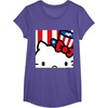image:imageHello Kitty Americana Close Up Tee Shirt TShirtPurple Heather