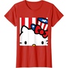 image:imageHello Kitty Americana Close Up Tee Shirt TShirtRed