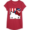 image:imageHello Kitty Americana Close Up Tee Shirt TShirtRed Heather