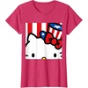 image:imageHello Kitty Americana Close Up Tee Shirt TShirtRed Heather