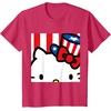 image:imageHello Kitty Americana Close Up Tee Shirt TShirtRed Heather