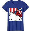 image:imageHello Kitty Americana Close Up Tee Shirt TShirtRoyal Blue