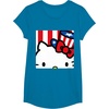 image:imageHello Kitty Americana Close Up Tee Shirt TShirtSapphire Blue