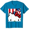 image:imageHello Kitty Americana Close Up Tee Shirt TShirtSapphire Blue