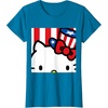 image:imageHello Kitty Americana Close Up Tee Shirt TShirtSapphire Blue