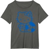 image:imageHello Kitty Blue Summer Swim TShirtAsphalt Grey