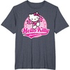 image:imageHello Kitty Cheerleading Cheerleader Tee Shirt TShirtHeather Blue