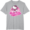 image:imageHello Kitty Cheerleading Cheerleader Tee Shirt TShirtHeather Grey