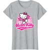 image:imageHello Kitty Cheerleading Cheerleader Tee Shirt TShirtHeather Grey