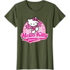 image:imageHello Kitty Cheerleading Cheerleader Tee Shirt TShirtOlive Green