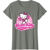 image:imageHello Kitty Cheerleading Cheerleader Tee Shirt TShirtOlive Heather