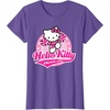 image:imageHello Kitty Cheerleading Cheerleader Tee Shirt TShirtPurple Heather