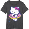 image:imageHello Kitty Donut Sprinkles Floaty Summer Swimming TShirtDark Heather Grey